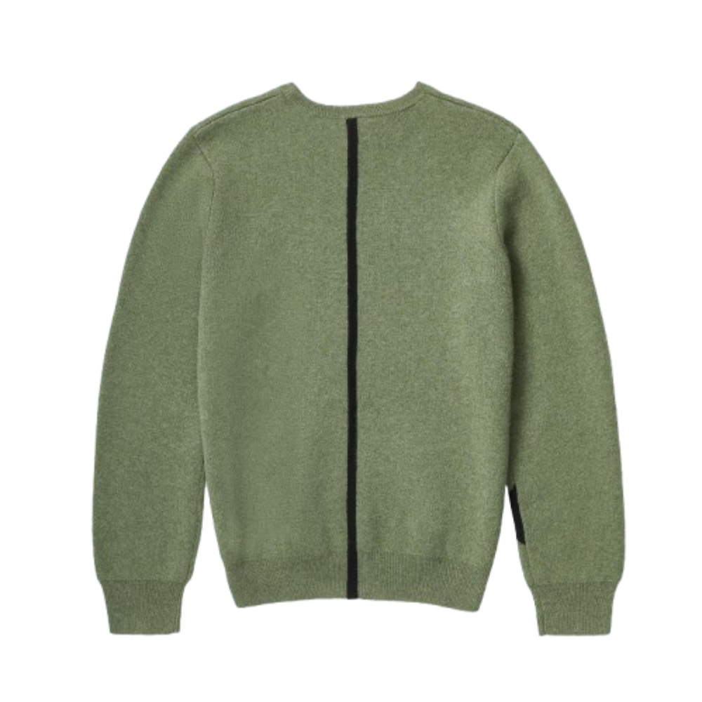 Garin x The New Yorker Cashmere Sweater in Sage Back