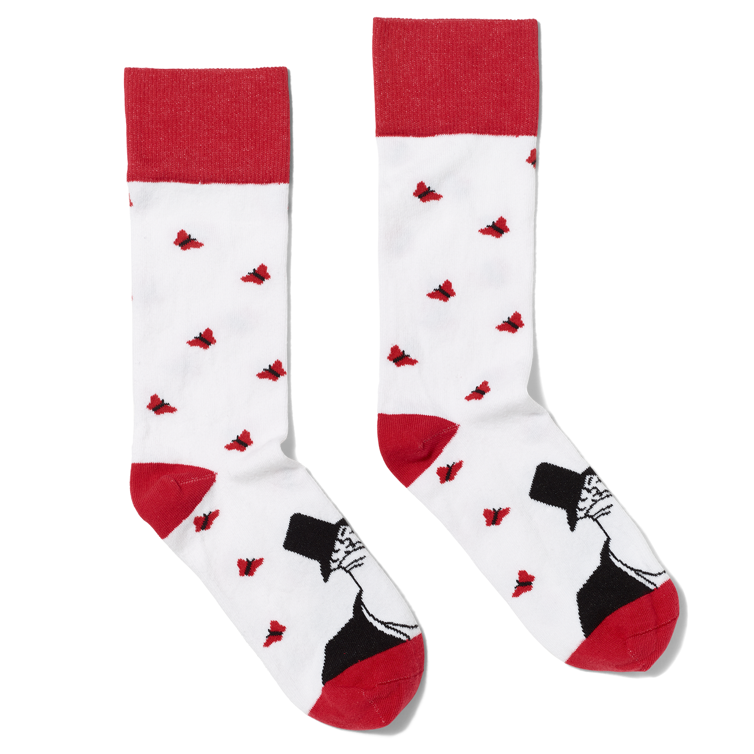 Eustace Tilley’s Butterfly Socks Separated